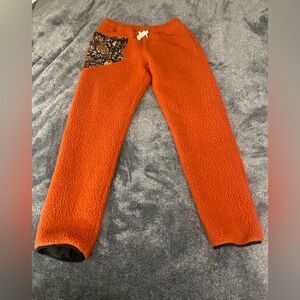 18 East Orange Fleece Pants